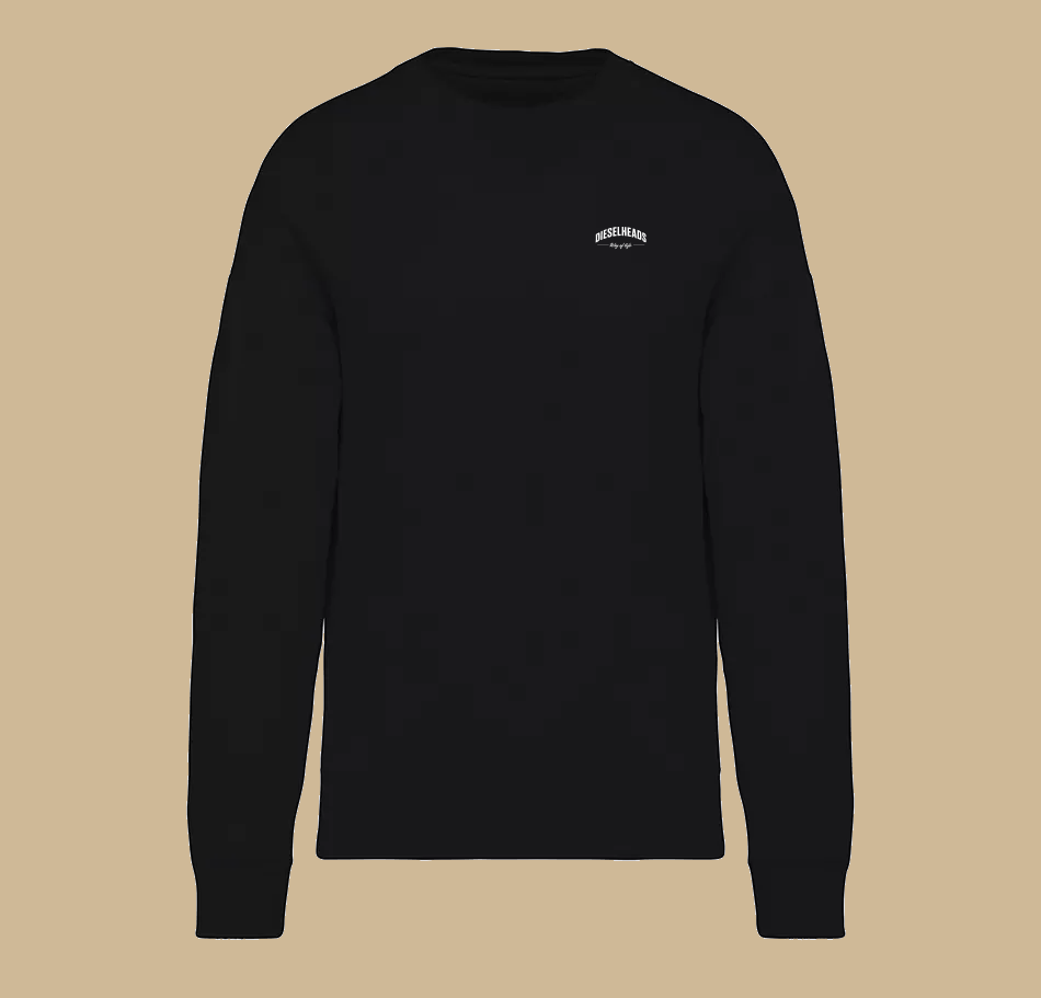 DIESEHEADS OVERSIZED SWEATER | WAY OF LIFE | BLACK
