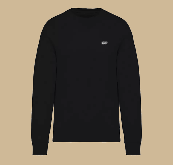 DIESEHEADS OVERSIZED SWEATER | BLACK