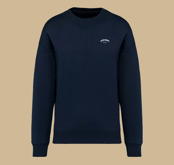 DIESEHEADS OVERSIZED SWEATER | WAY OF LIFE | NAVY BLUE