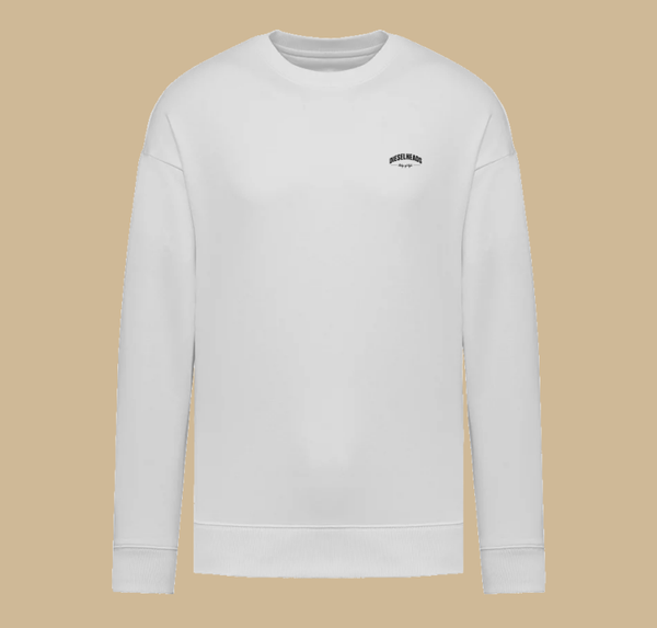 DIESEHEADS OVERSIZED SWEATER | WAY OF LIFE | WHITE