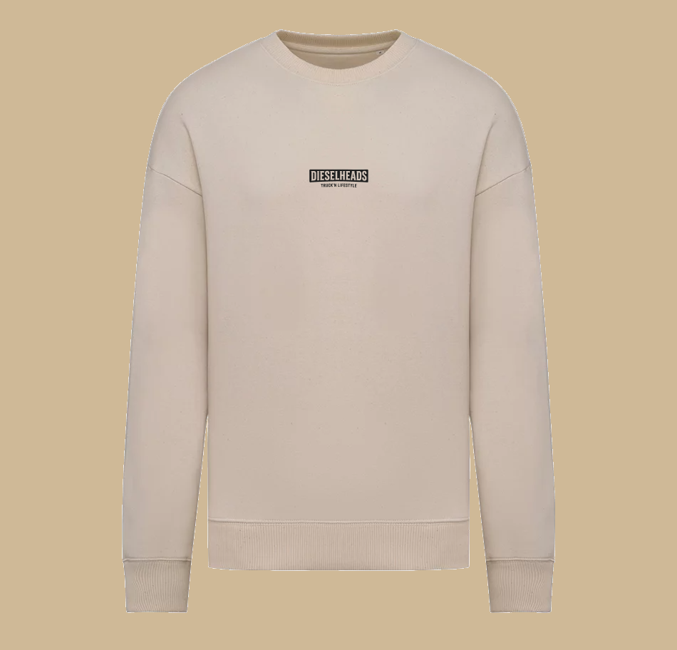 DIESEHEADS OVERSIZED SWEATER | TRUCK'N LIFESTYLE | RAW NATURAL