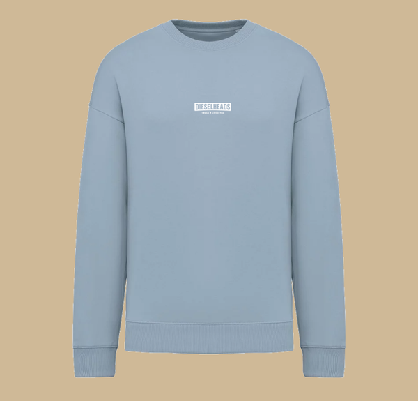 DIESEHEADS OVERSIZED SWEATER | TRUCK'N LIFESTYLE | AQUAMARINE