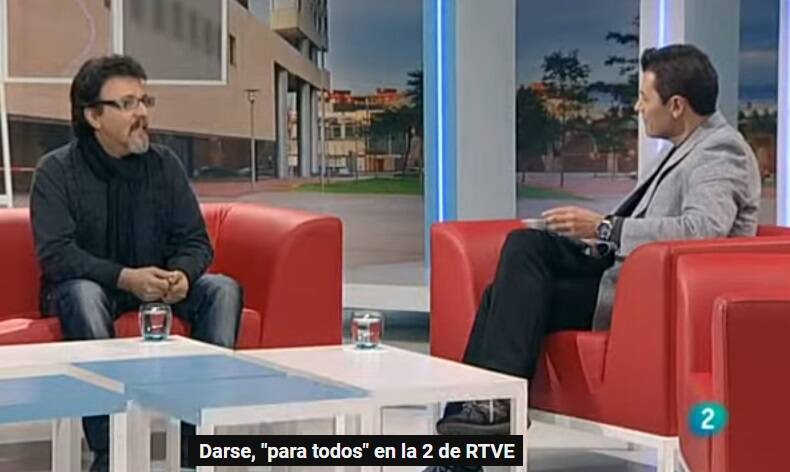nuestra visita a LA 2 de TVE, con una entrevista a uno de nuestros representantes, hablando de la ayuda social que prestamos