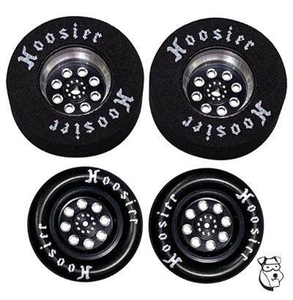 HHR - 4768B - MID-AMERICA DRAG LITE TIRE SET 1 3/16 X .500 BLACK