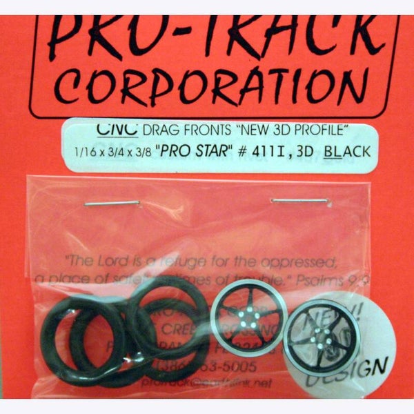HHR - PTM411I,3DBL - PROTRACK 1/16 X 3/4 PRO STAR 3D BLACK FRONTS