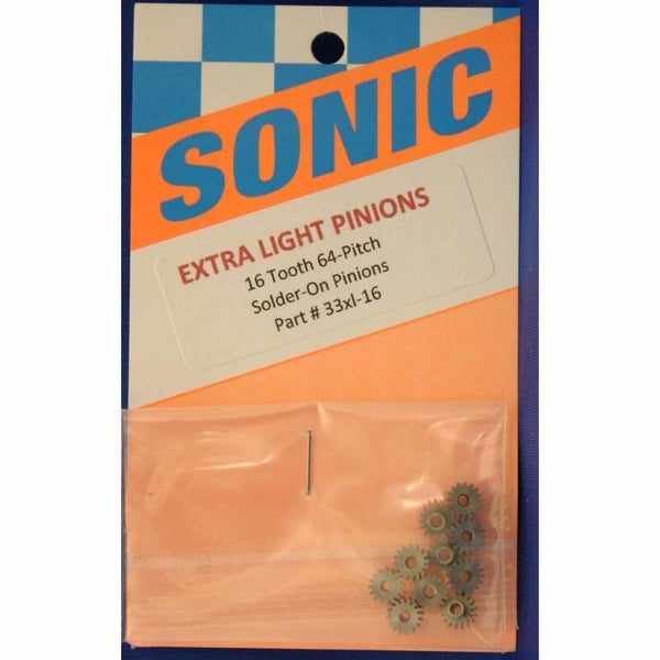 HHR - SON33XL-16 - SONIC 16T 64P SOLDER-ON PINIONS X-LIGHT