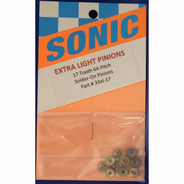 HHR - SON33XL-17 - SONIC 17T 64P SOLDER-ON PINIONS X-LIGHT