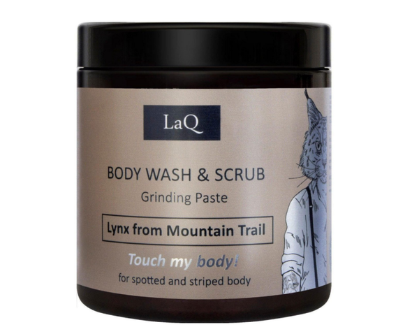 Lynx body scrub for men