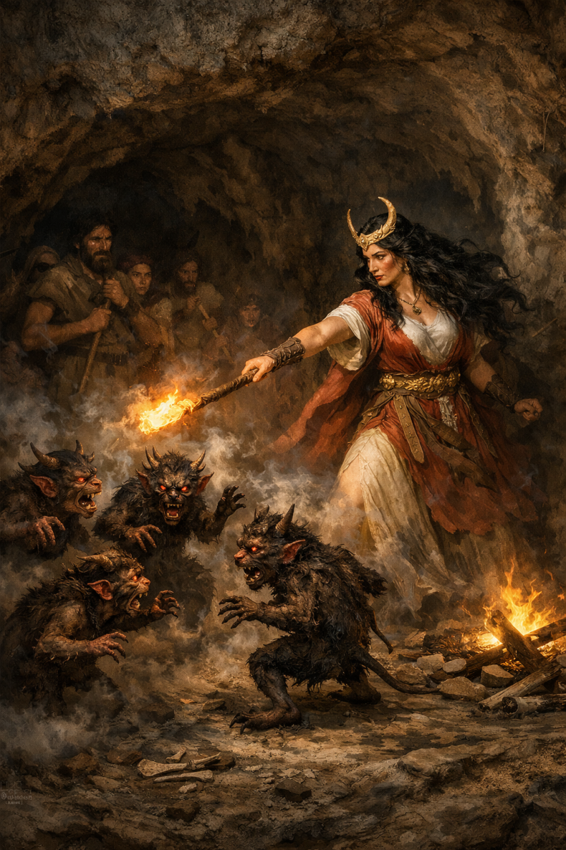 Mari, qui voit tout, comprit que seule une intervention ferme permettrait de chasser les Aiharra-haioak.