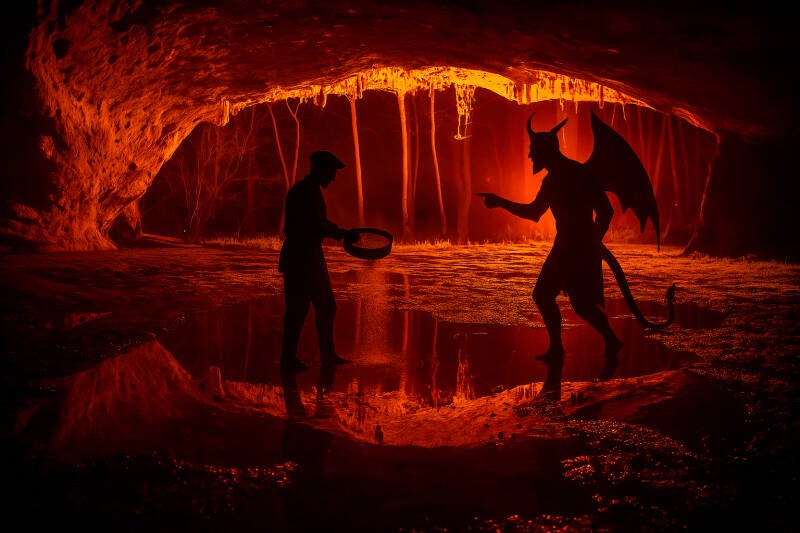 Atarrabi et le diable aux grottes de sare