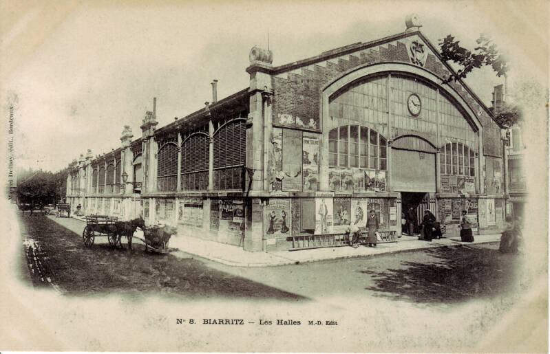 Les Halles de Biarritz circa fin du XIXe siècle