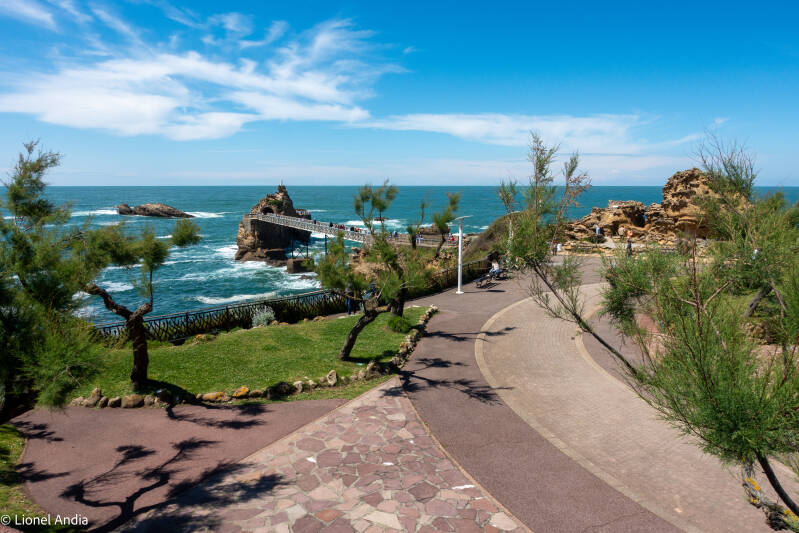 Biarritz le Rocher de la Vierge