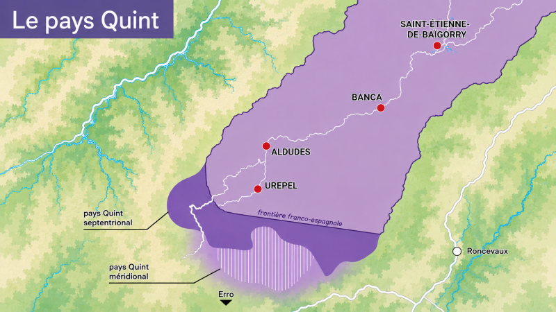 Le Pays Quint ou Kintoa : une exception historique entre Navarre et Basse Navarre