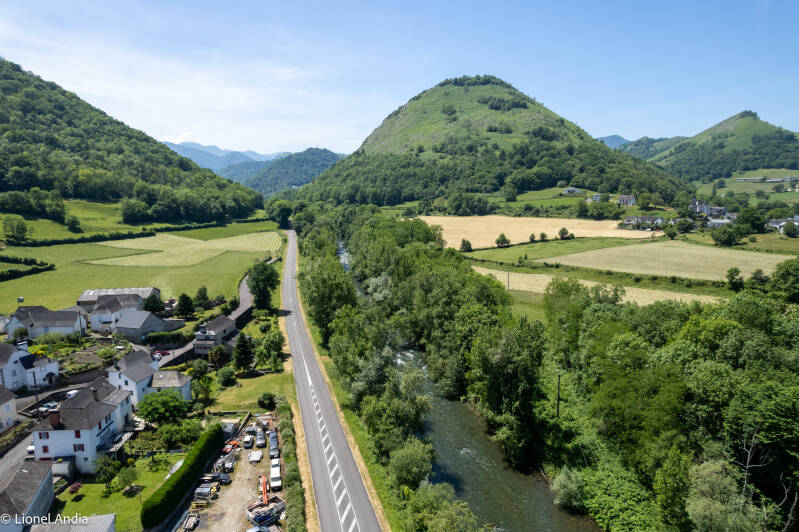 Le Chapeau du Gendarme depuis Laguinge-Restoue