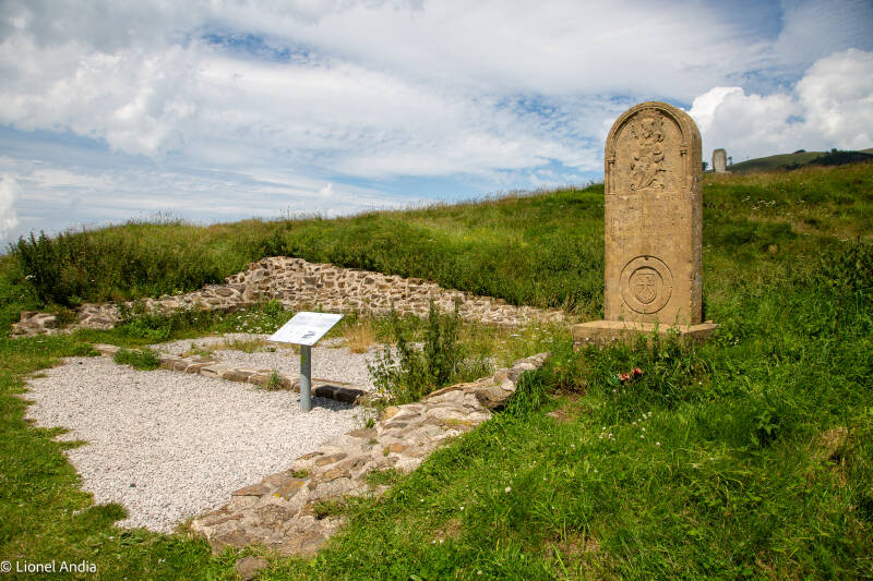 Les vestiges de l'ancienne chapelle San-Salvador