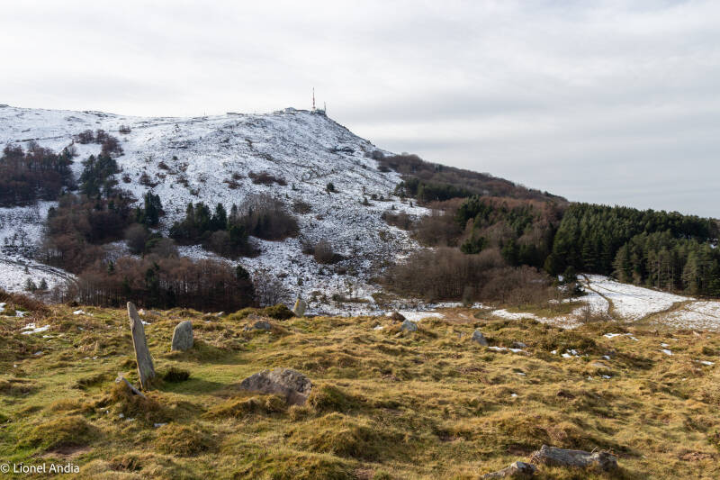 Cromlech d'Alchangue au pied du sommet de la Rhune