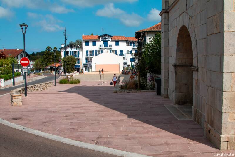 le fronton d'ascain en 2020