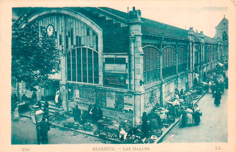 la halle aux poissons Biarritz