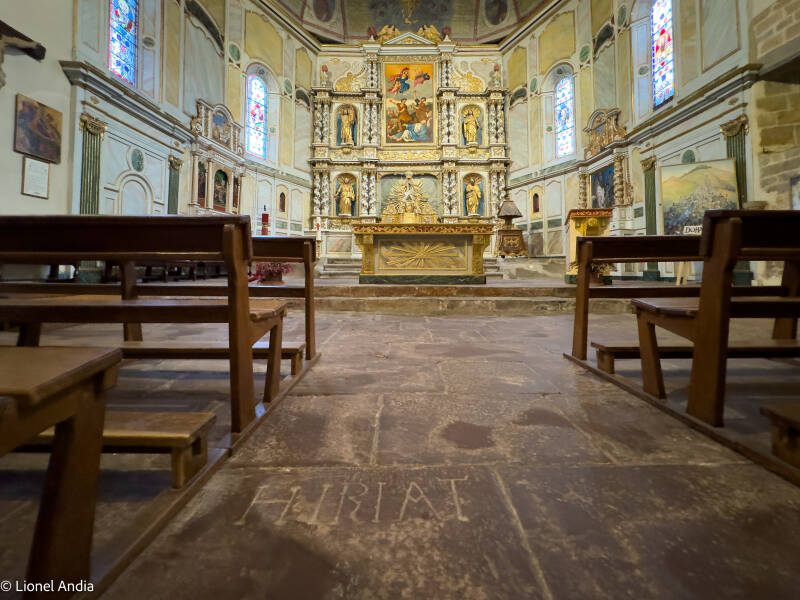 Jarleku à l'église d'Espelette