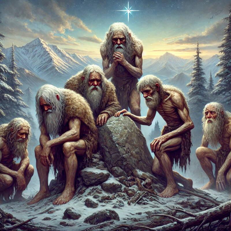 Jentilak, ces géants préchrétiens qui auraient vécu dans les montagnes basques avant l’arrivée du christianisme.