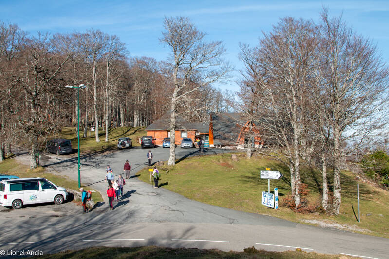 Le col de Bagargi sur la commune de Larrau