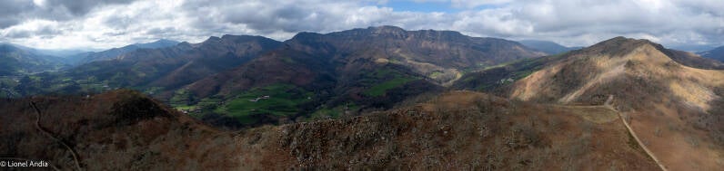 Le massif de Larla entre Saint-Martin-d'Arrossa et Saint-Étienne-de-Baigorry