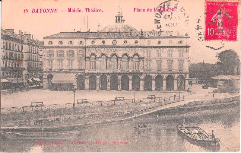 La Mairie-Théâtre de Bayonne début du XXe siècle