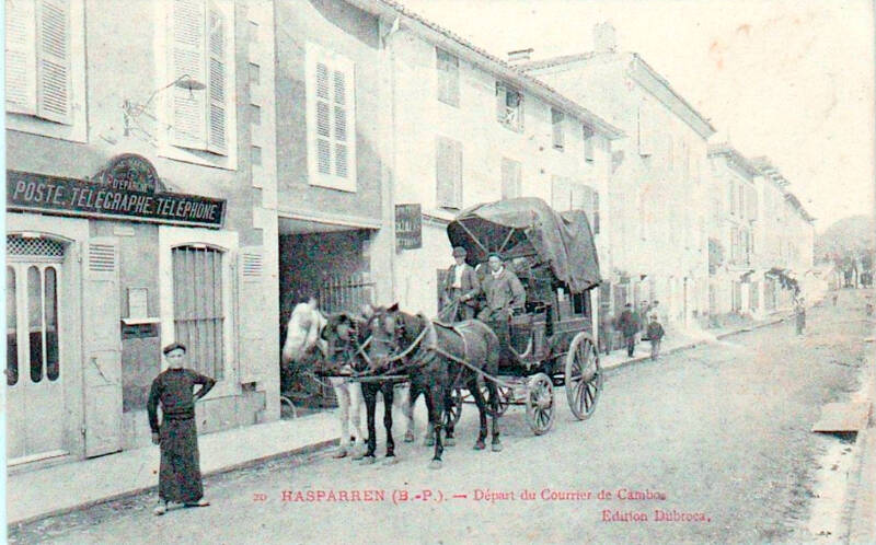 La dernière malle-poste à Hasparren