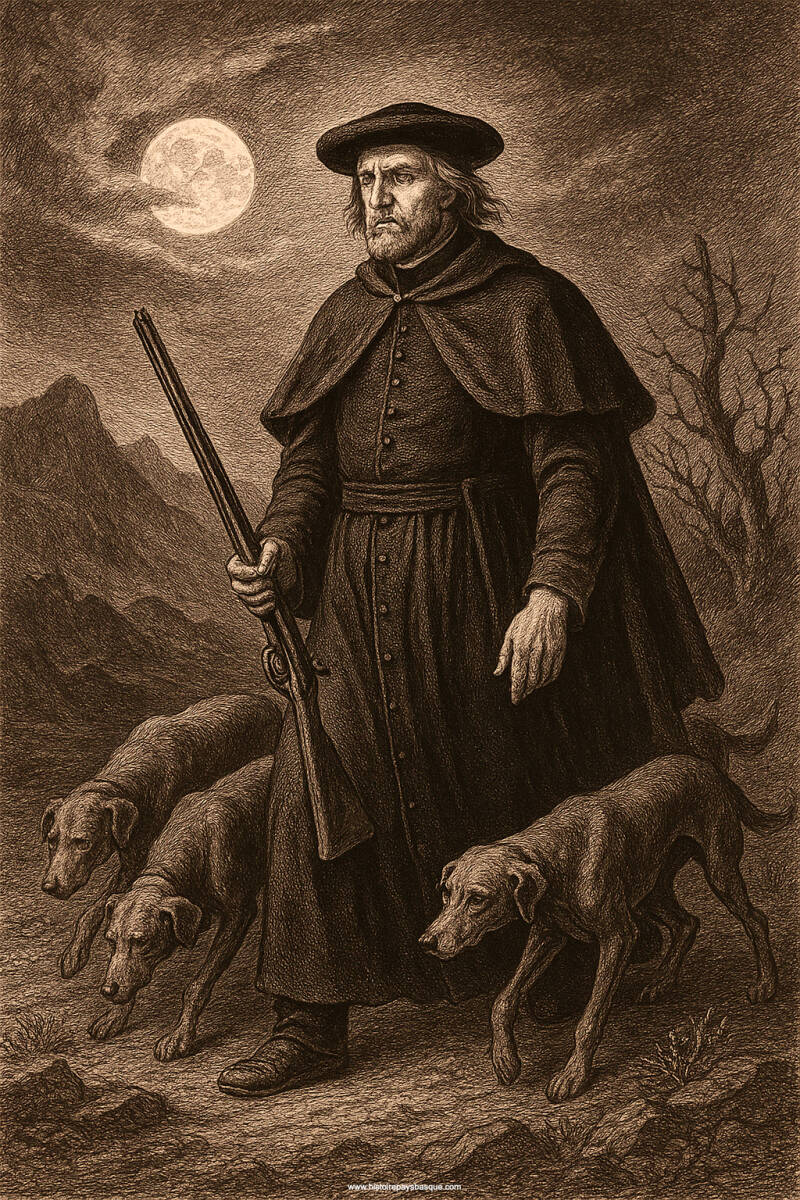 Mateo-Txistu, le chasseur maudit de la mythologie basque