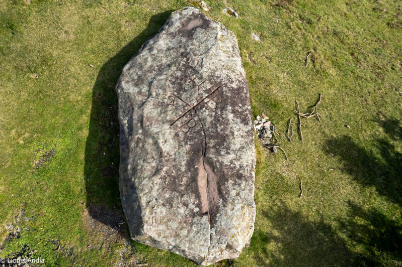 Le menhir de Gorospil à Itxassou