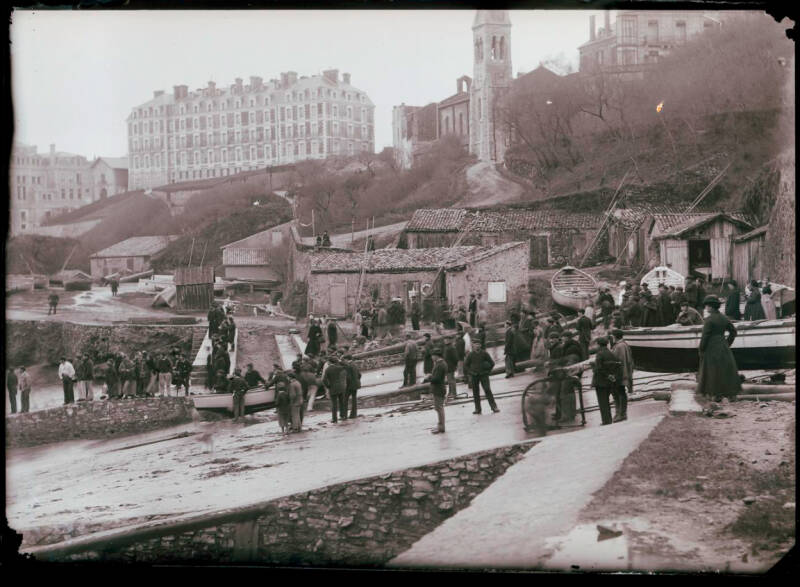 Le naufrage de l'Orphelin à Biarritz en 1882