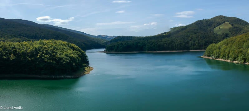 Le pantano d'Irabia - le lac d'Iraty en Navarre