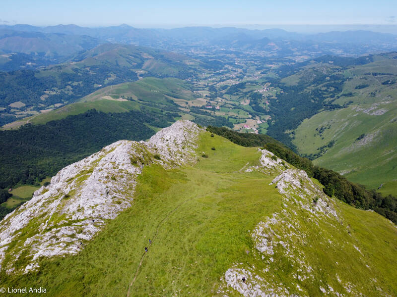 Depuis le sommet du Pic de Béhorléguy