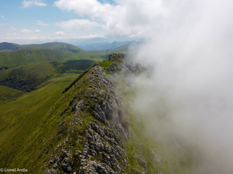 Le sommet du Pic de Béhorléguy 1 265m