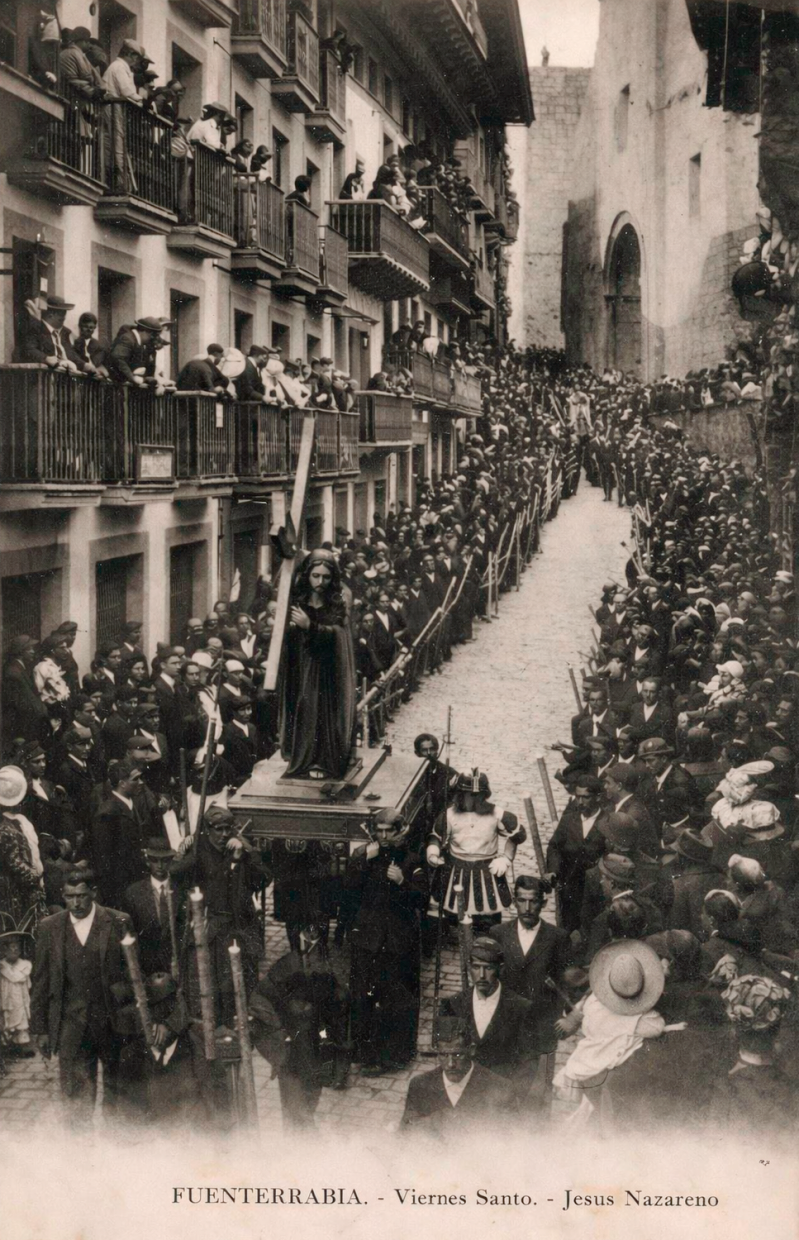 La procession du Vendredi Saint à Fontarrabie