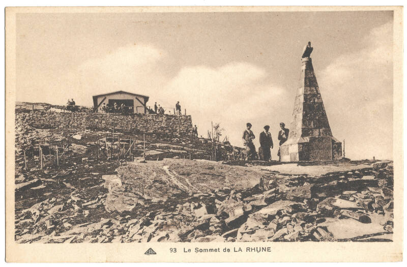 L'obélisque de la Rhune - circa 1930