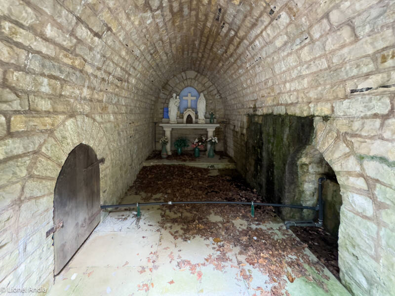 La crypte de Notre-Dame de Clairence