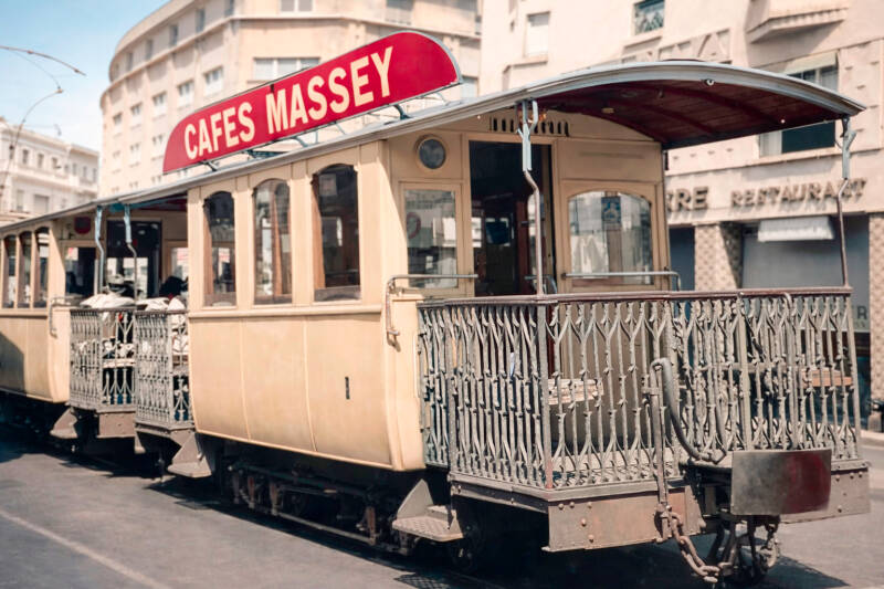 Tramway à Biarritz