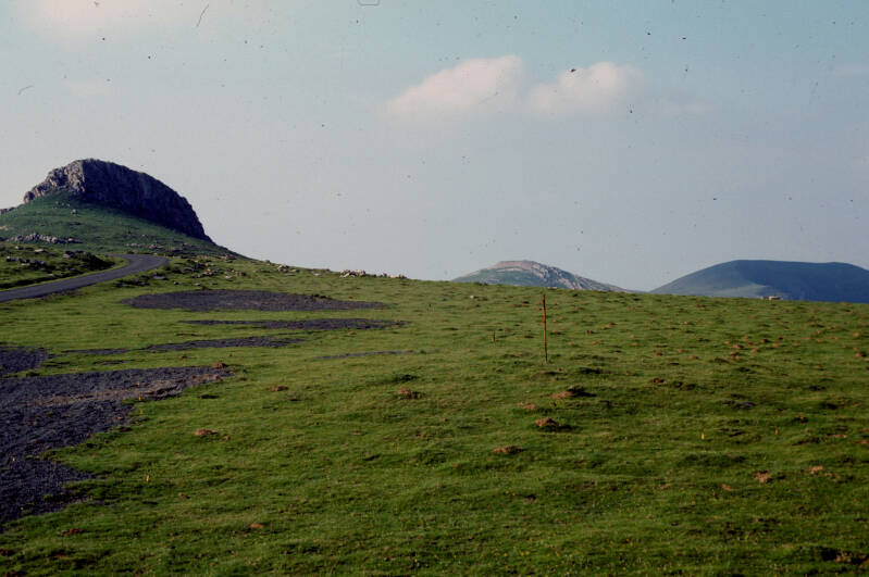 Le tumulus d'Urdanarre avant la fouille