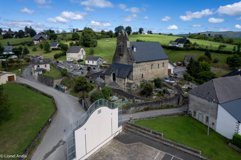 église fonton village aussurucq