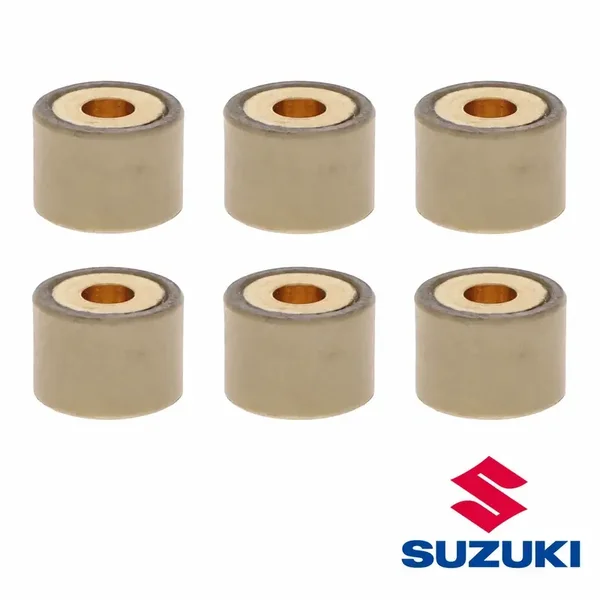 Originele (OEM) variateurrollenset (6 stuks) Suzuki LT-Z 50 Quadsport