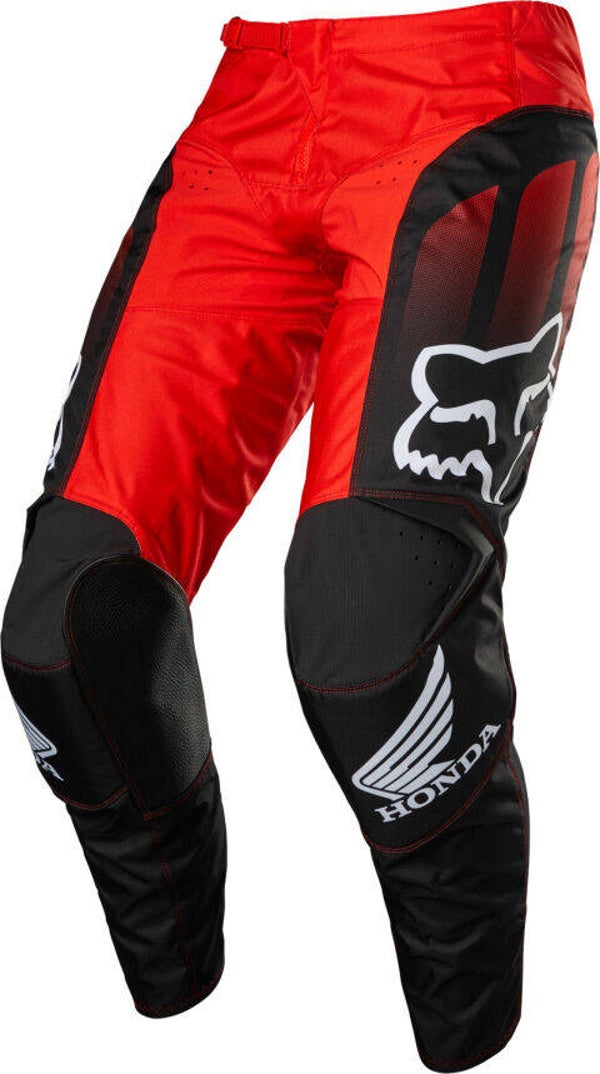 FOX 180 HONDA PANT - BLACK/RED MX22