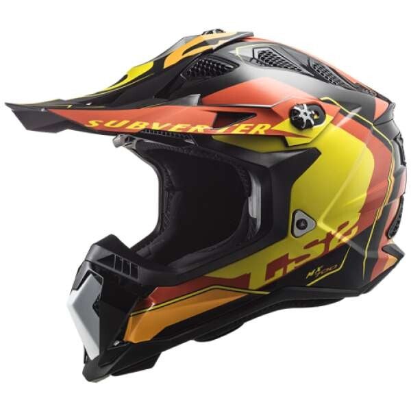 LS2 Crosshelm MX700 SUBVERTER zwart geel rood