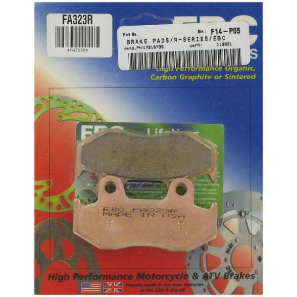 Achterremblokken set Yamaha YFZ 450