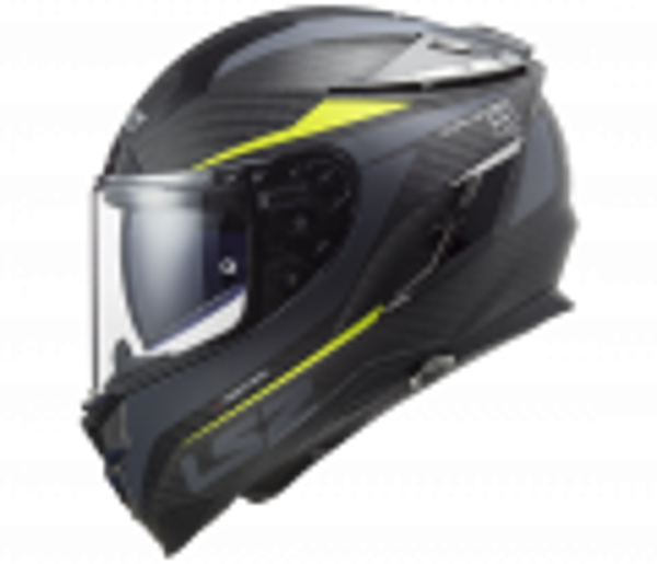 Dichte Helm LS2 FF327 CHALLENGER C DRONE MAT GEEL