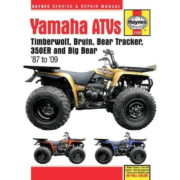 Handleidingsboek Yamaha YFM 250 Bruin