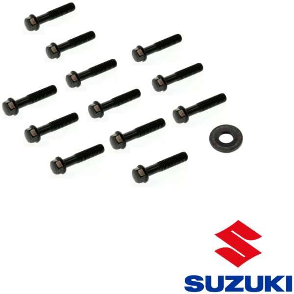 Originele (OEM) koppelingsdeksel bouten Suzuki LT-Z 400 Quadsport