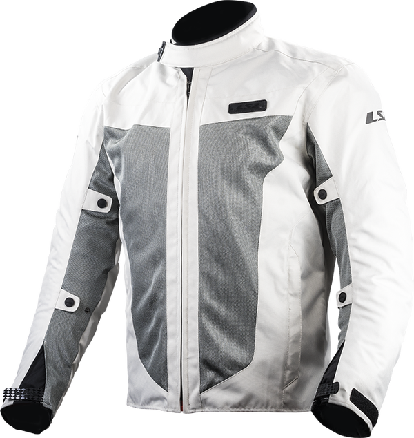 LS2 PREDATOR MAN JACKET LIGHT GREY
