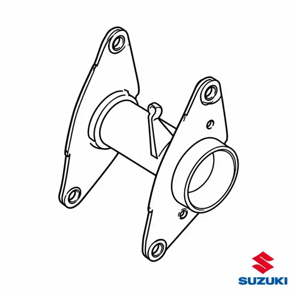 Originele (OEM) lagerhuis achteras Suzuki LT-Z 50 Quadsport