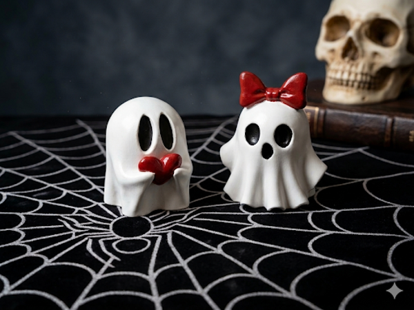 🖤 Spooky Love: Kasimir & Klara – Das Geister-Duo
